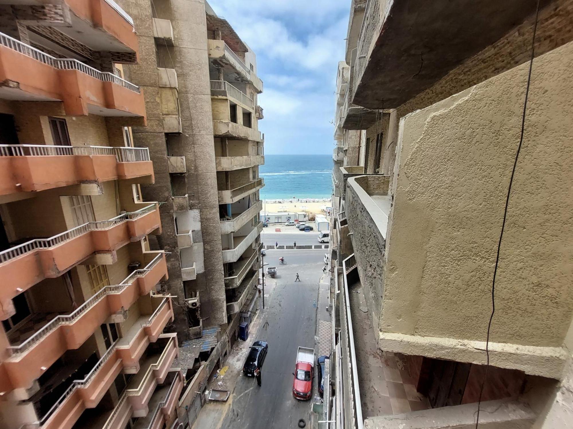فاخرة مفروشة للايجار اليومى ثانى نمرة من البحر العصافرة امام شاطئ البروفاج Apartament Alexandria