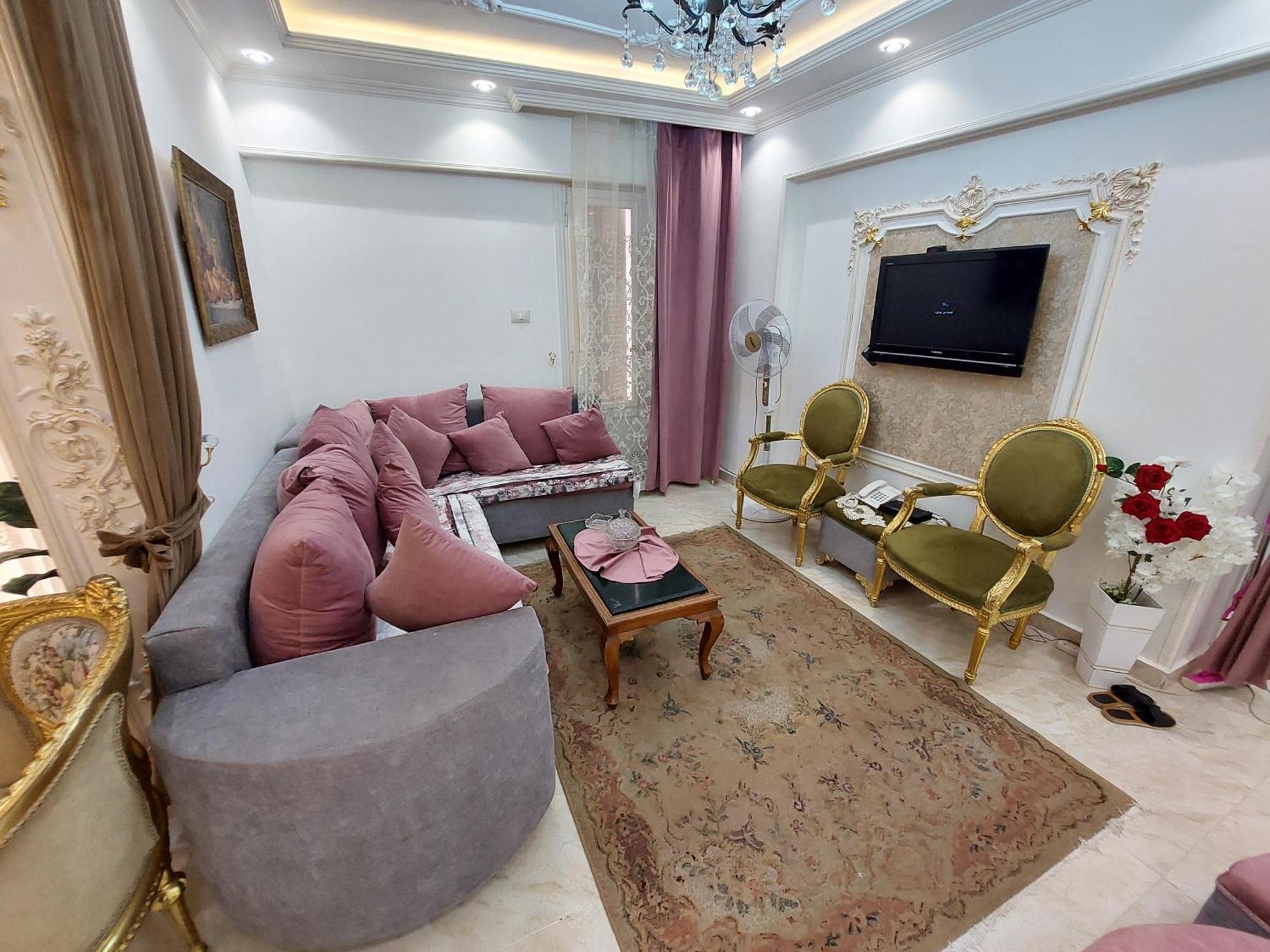 فاخرة مفروشة للايجار اليومى ثانى نمرة من البحر العصافرة امام شاطئ البروفاج Apartament Alexandria