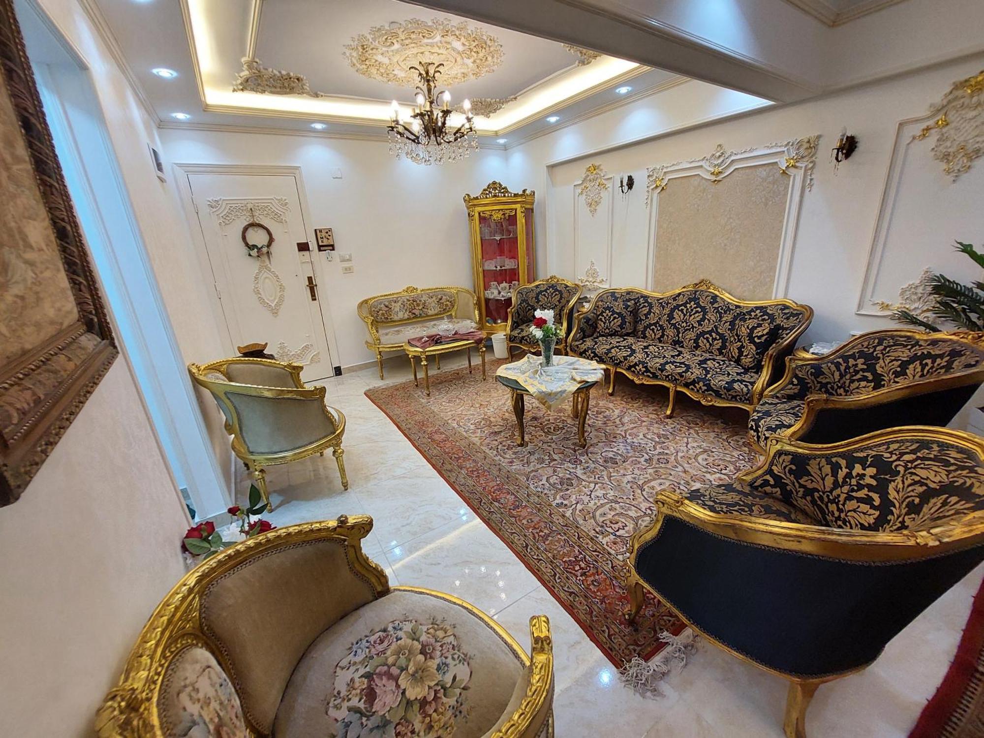 فاخرة مفروشة للايجار اليومى ثانى نمرة من البحر العصافرة امام شاطئ البروفاج Apartament *